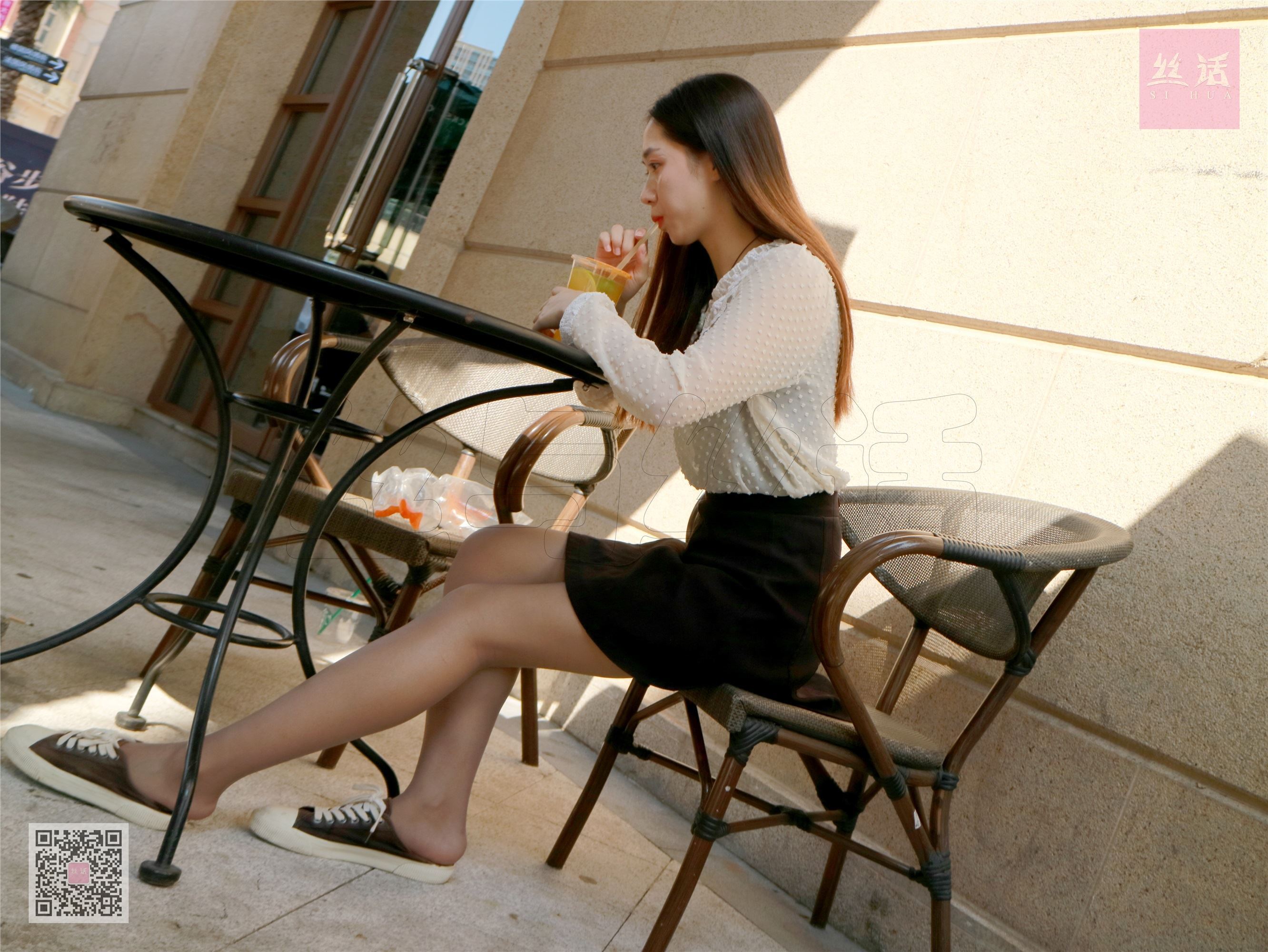 SiHua思话  SH002 嘉欣 闹市区の丝拍